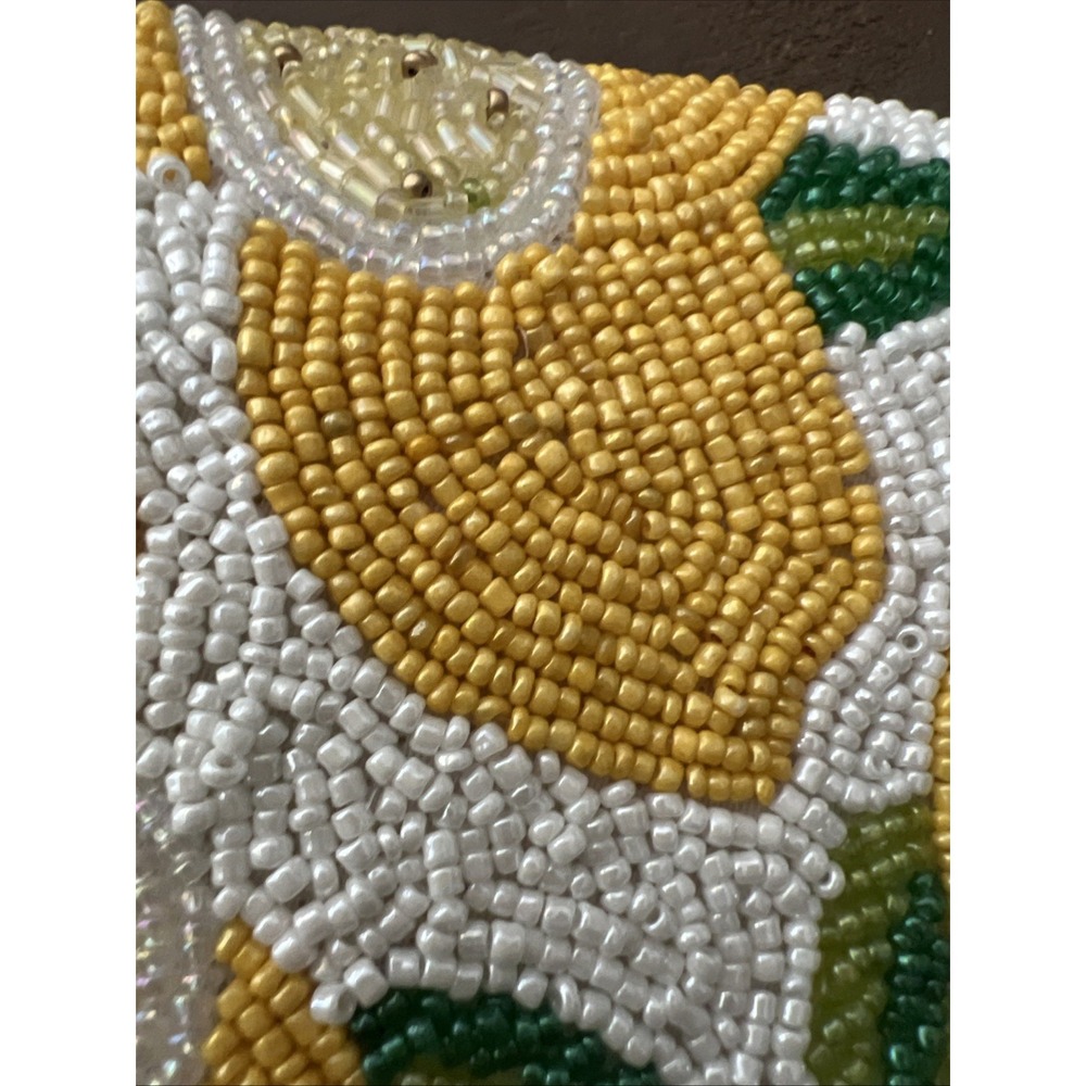 Beaded Lemon Clutch Bag Viral - Picture 3 of 11